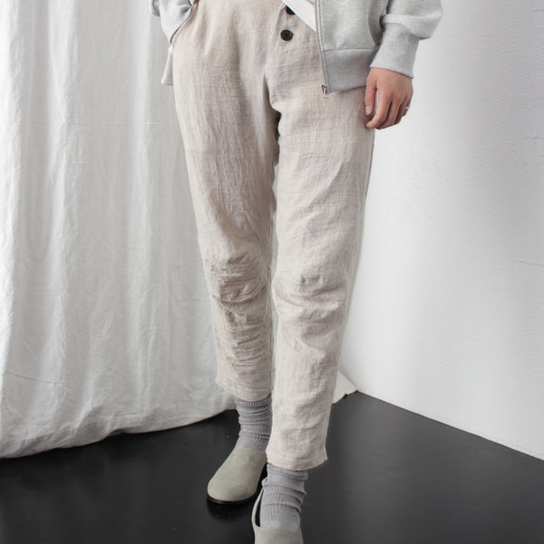 William Oweson Förlag リネンパンツ WILLIAM OWESON FÖRLAG / 