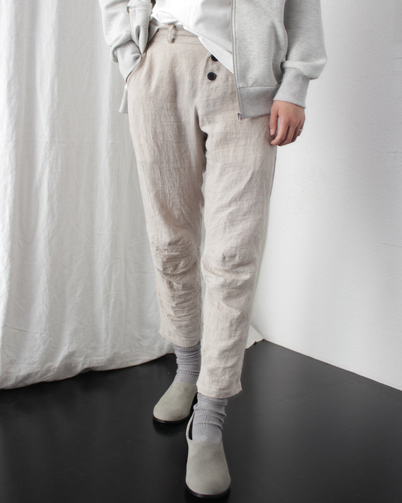 WILLIAM OWESON FÖRLAG / "OFFICIER-K" TROUSERS - Natural (S3-TR6-9C-4004)