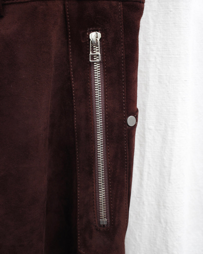 << Re: >> BIKER TROUSERS (OA-AW23-TRS-104-03) Brown