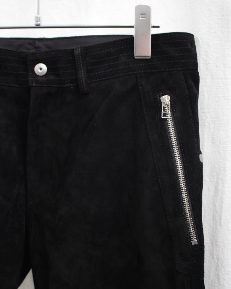 << Re: >> BIKER TROUSERS (OA-AW23-TRS-104-01) Black