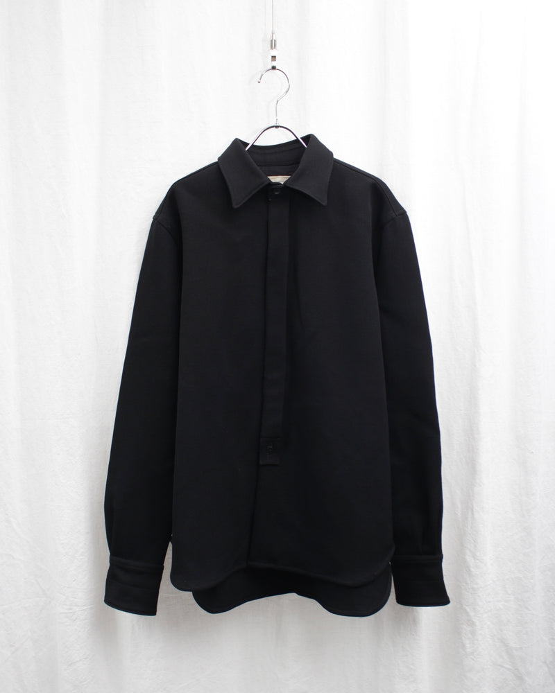 << Re: >> DRESS BUTTON SHIRT (OA-AW20-SHR-101-01) Black