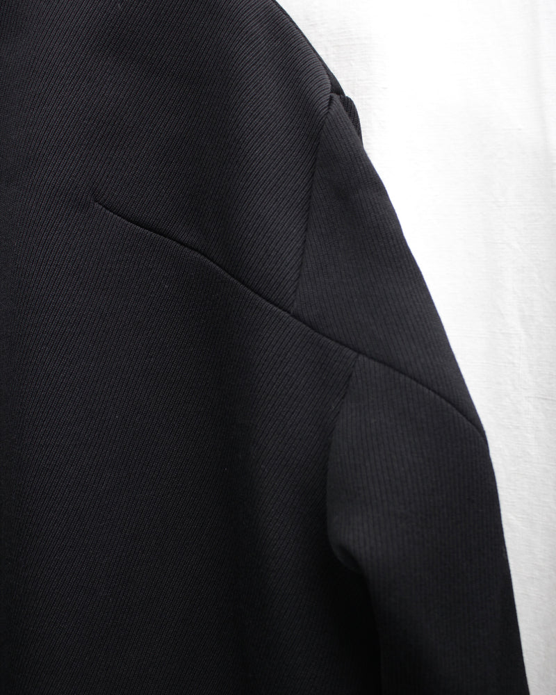 << Re: >> TWISTED SLEEVE CHESTER COAT (OA-AW20-CT-103-01) Black