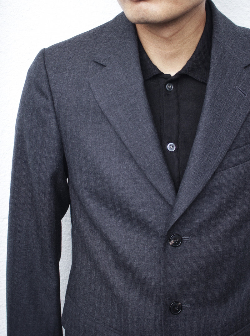 DRIES VAN NOTEN / BUFORDO 2193 M.W.JACKET - Dark Grey (252-020406-2193)