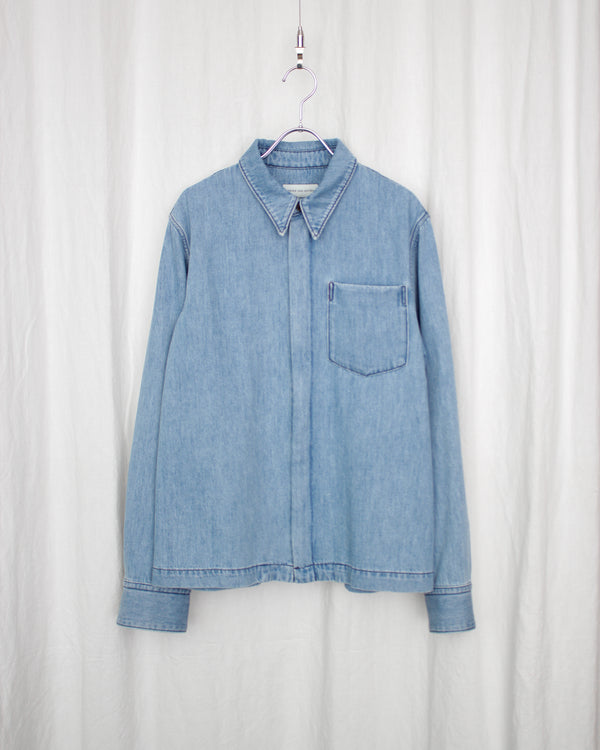 DRIES VAN NOTEN / CORRANS DEN 2381 M.W.SHIRT - Light Blue (252-020725-2381)
