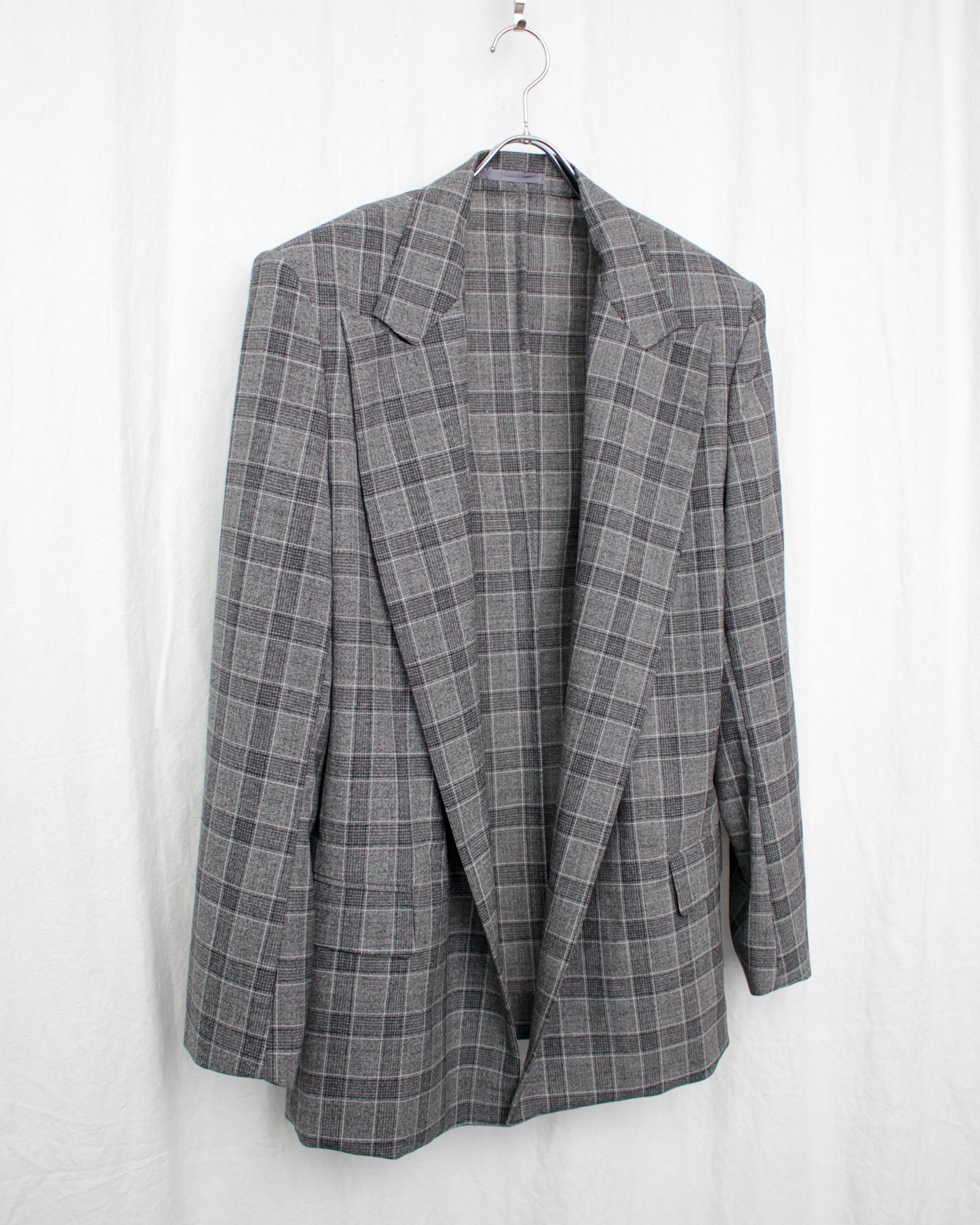CLASS クラス 通販 GLENCHECK BUTTONLESS JACKET (CCFS04UNI) Grey 