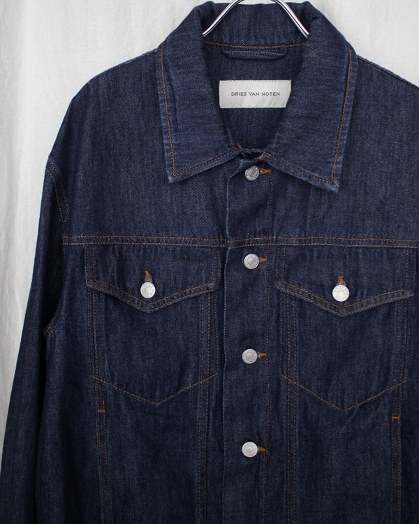 DRIES VAN NOTEN / VUSKIN DEN 2381 M.W.JACKET - Indigo (252-020581-2381)