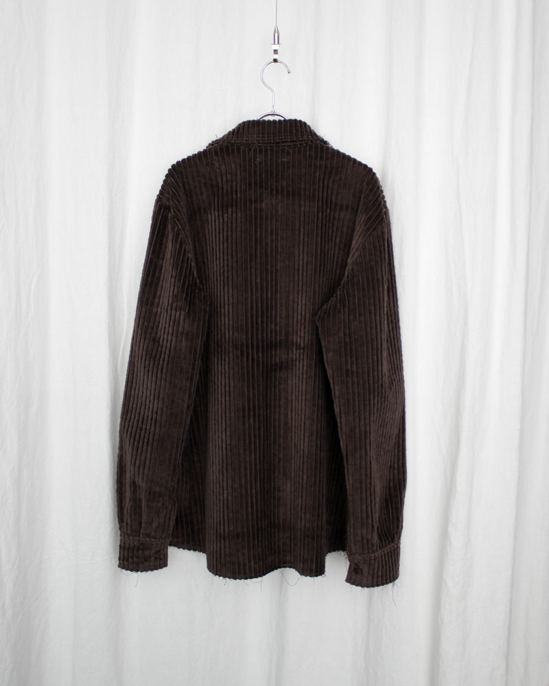 GABRIELA COLL GARMENTS / NO.197 CORDUROY SHIRT - Brown (S12-197)