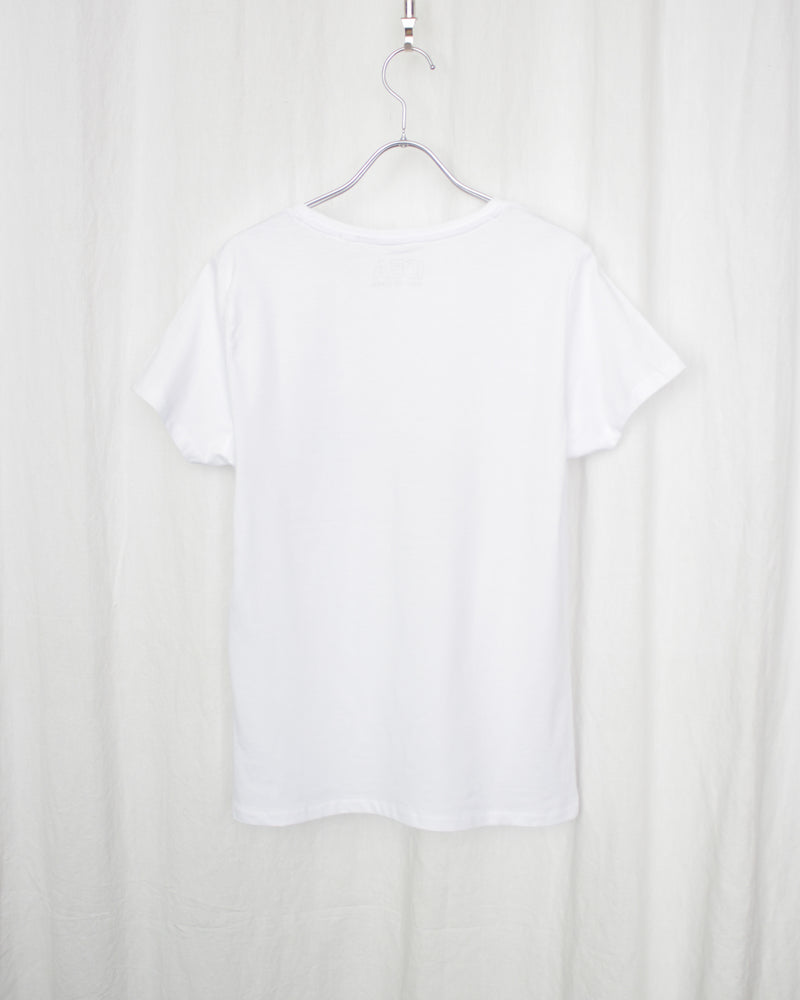 IDEA / NADIA LEE COHEN NO ONE IS THINKING ABOUT YOU T-SHIRT - White (IDEA_TEE09)