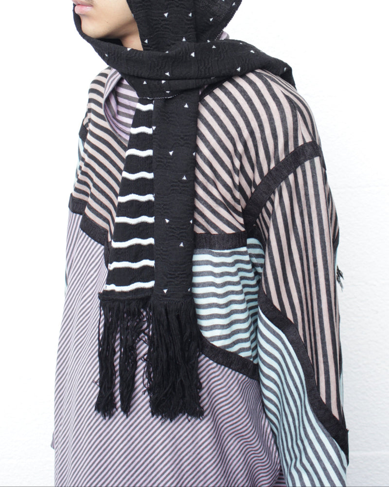 KIKO KOSTADINOV / RADAY JERSEY TUNIC - W. Lilac & Grey/W. Mint & Grey/N. Black & Beige/N. Lilac & Grey (KKAW25TP07-73)