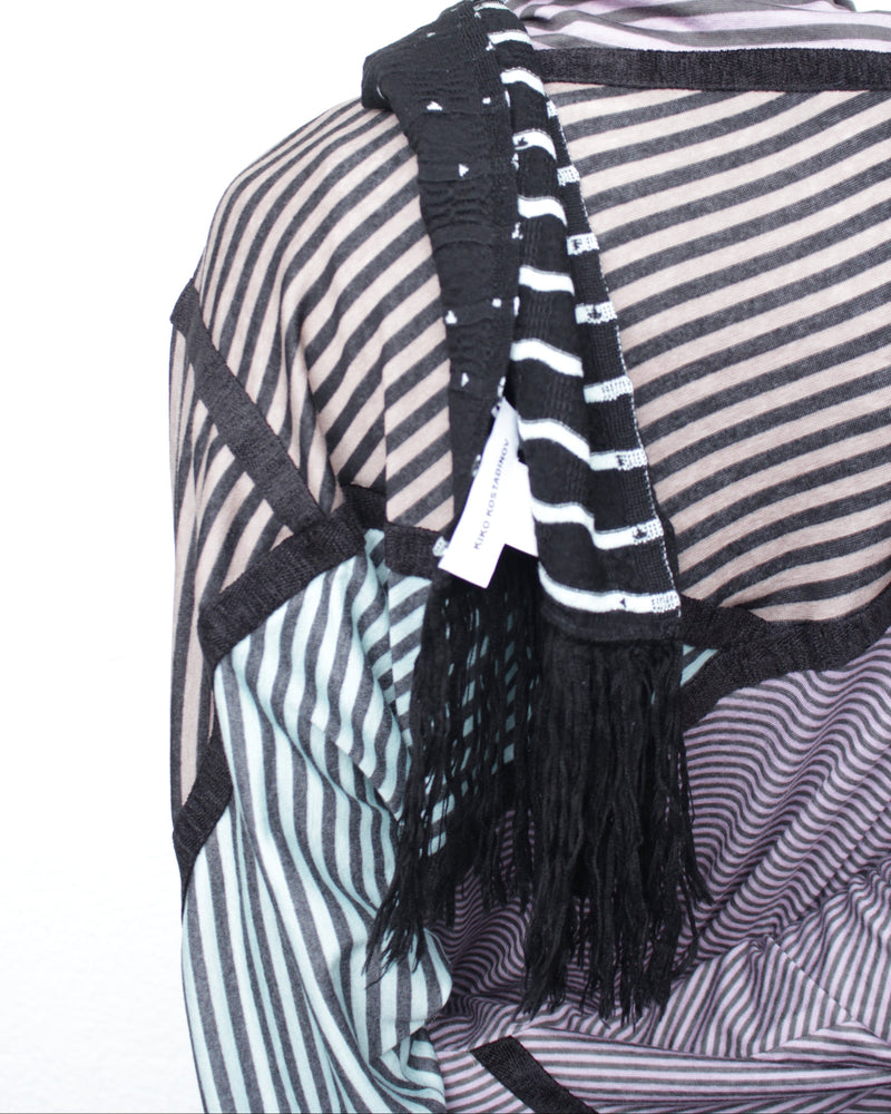 KIKO KOSTADINOV / RADAY JERSEY TUNIC - W. Lilac & Grey/W. Mint & Grey/N. Black & Beige/N. Lilac & Grey (KKAW25TP07-73)