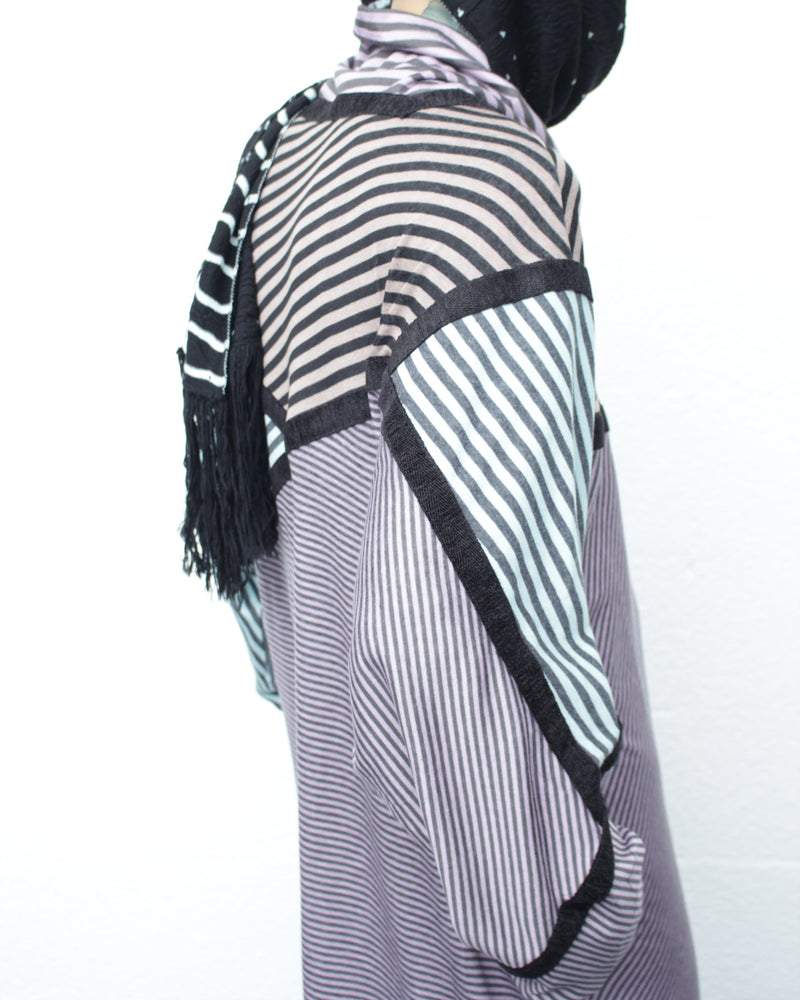 KIKO KOSTADINOV / RADAY JERSEY TUNIC - W. Lilac & Grey/W. Mint & Grey/N. Black & Beige/N. Lilac & Grey (KKAW25TP07-73)