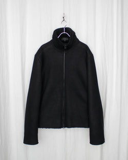 OMAR AFRIDI / SHEARLING JACKET - Black (OA-AW25-LTH-101-01)