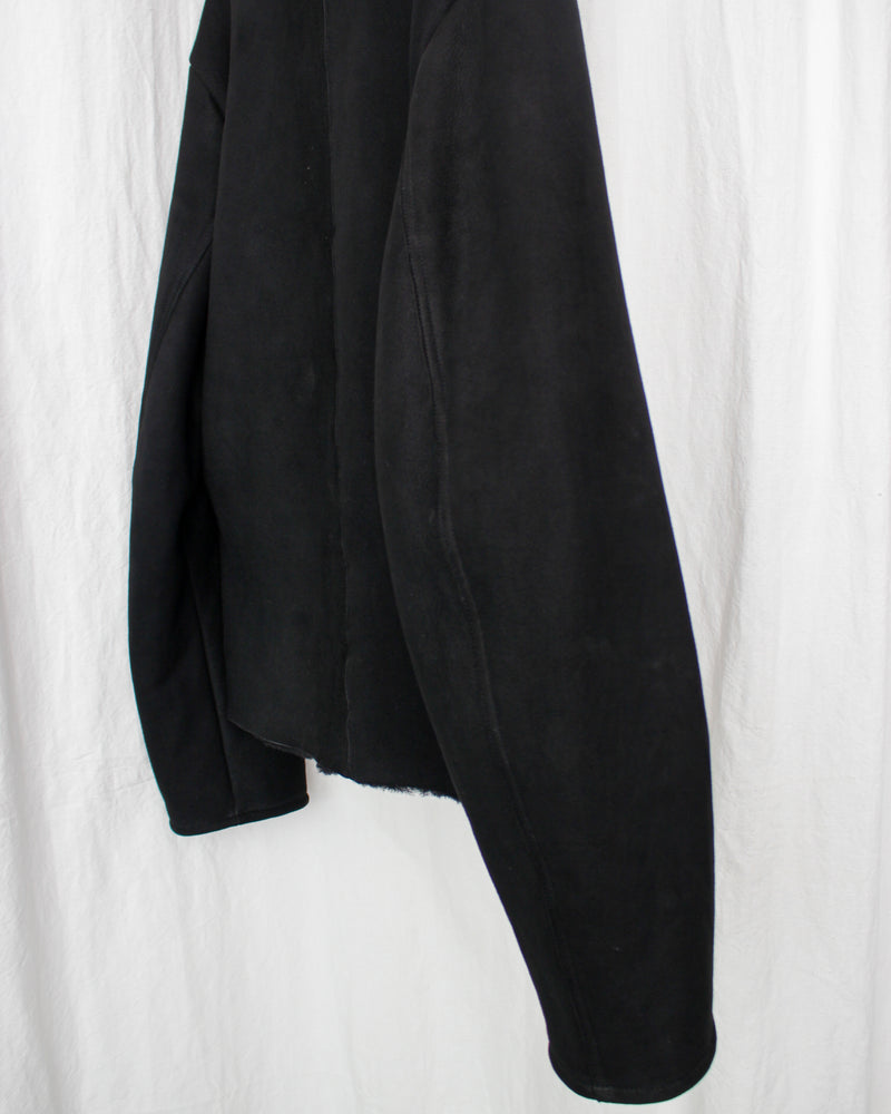 OMAR AFRIDI / SHEARLING JACKET - Black (OA-AW25-LTH-101-01)