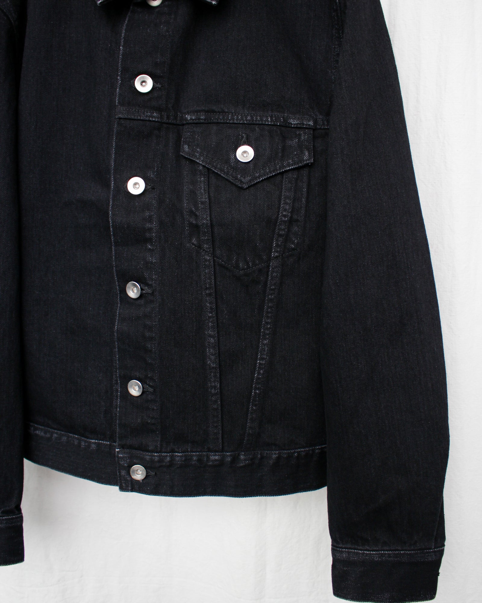 ENSOU. エンソウ 通販 ERASED JEAN JACKET-WASHED (E10J009) Black