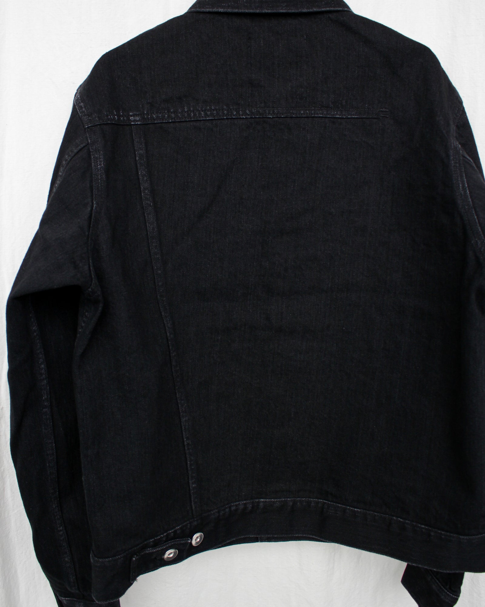 ENSOU. エンソウ 通販 ERASED JEAN JACKET-WASHED (E10J009) Black