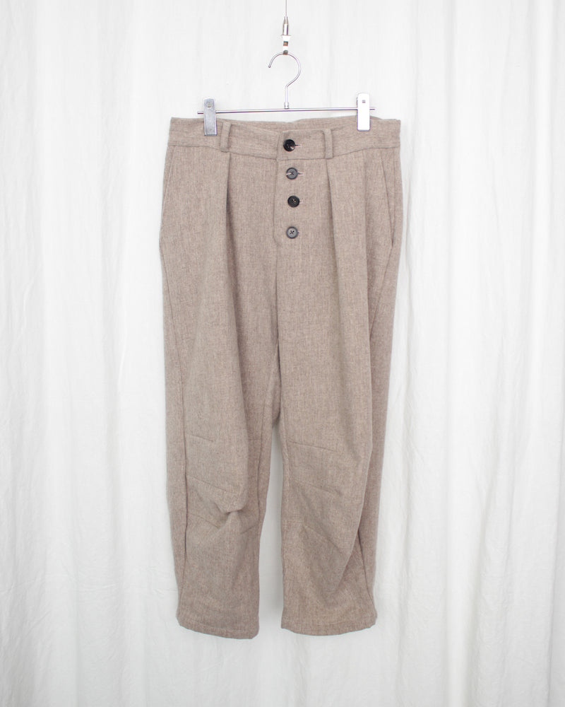 WILLIAM OWESON FÖRLAG / "TYPESETTER" TROUSERS - Natural (F3-TR4-15HLD-0130254)