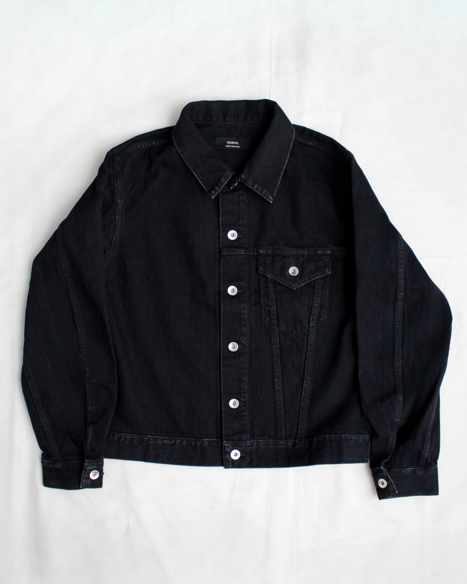 ジャケット・アウター ensou. Erased Jean Jacket (Indigo) ensou. Erased Jean Jacket (Indigo) / E10J008