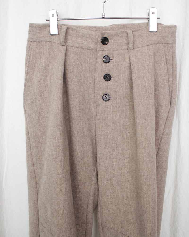 WILLIAM OWESON FÖRLAG / "TYPESETTER" TROUSERS - Natural (F3-TR4-15HLD-0130254)