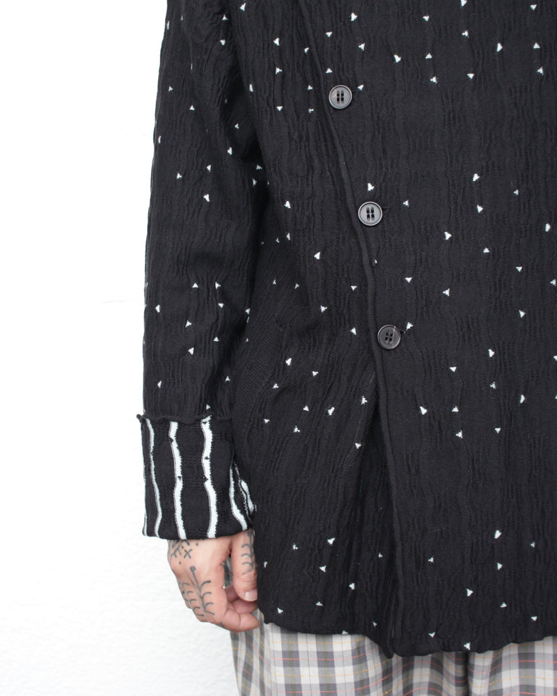 KIKO KOSTADINOV / RADAY KNITTED JACKET - Night Sky (KKAW25KN05-101)