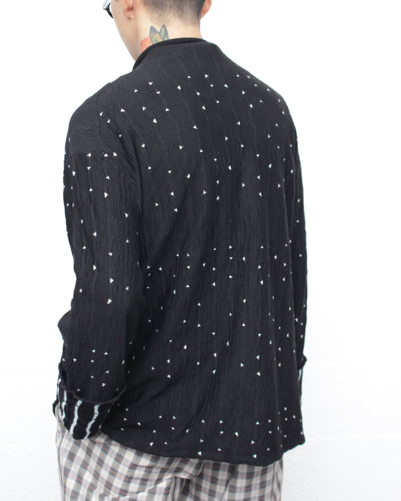 KIKO KOSTADINOV / RADAY KNITTED JACKET - Night Sky (KKAW25KN05-101)