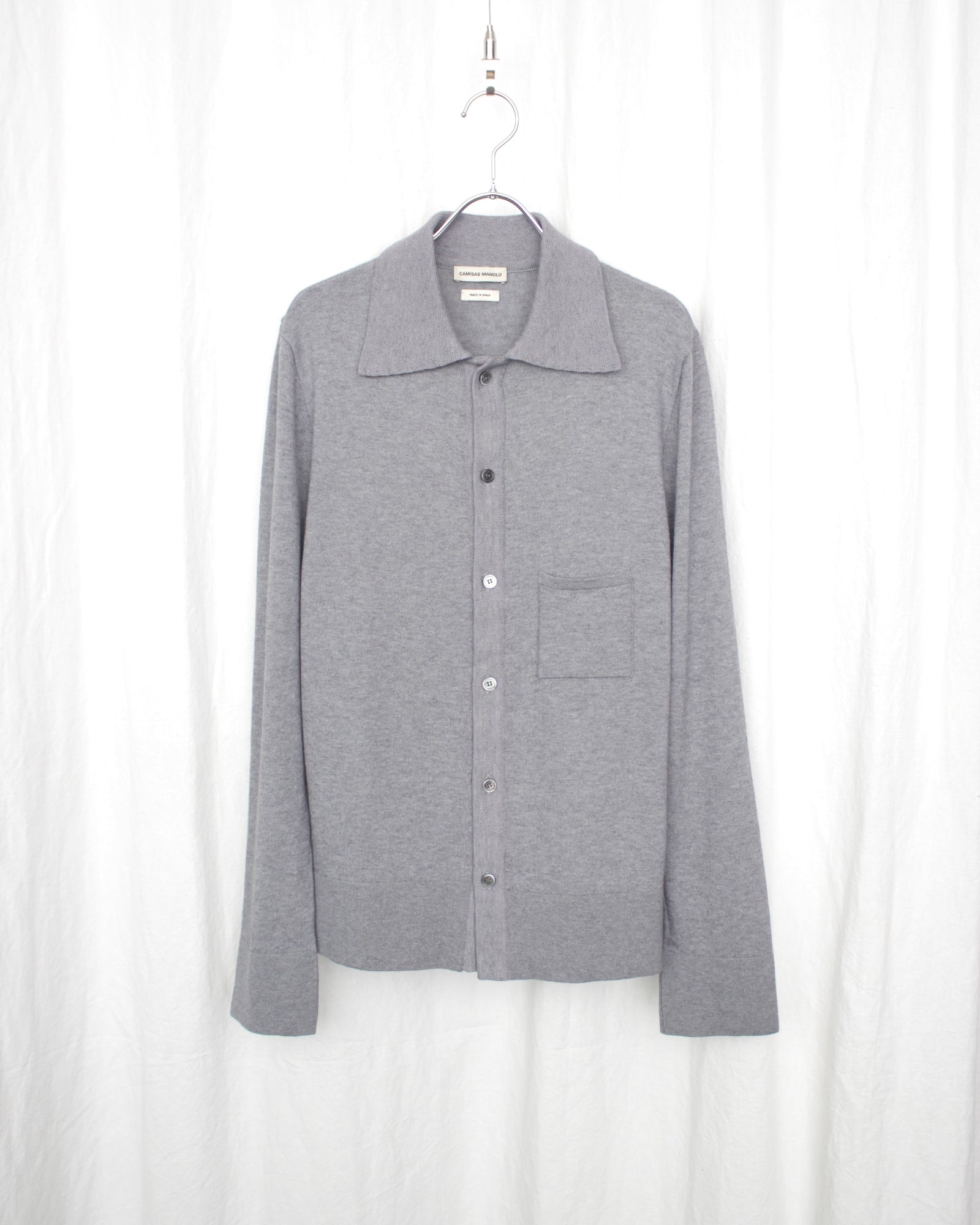 CAMISAS MANOLO カミサスマノロ 通販 ALLUMINIO KNITTED SHIRT 