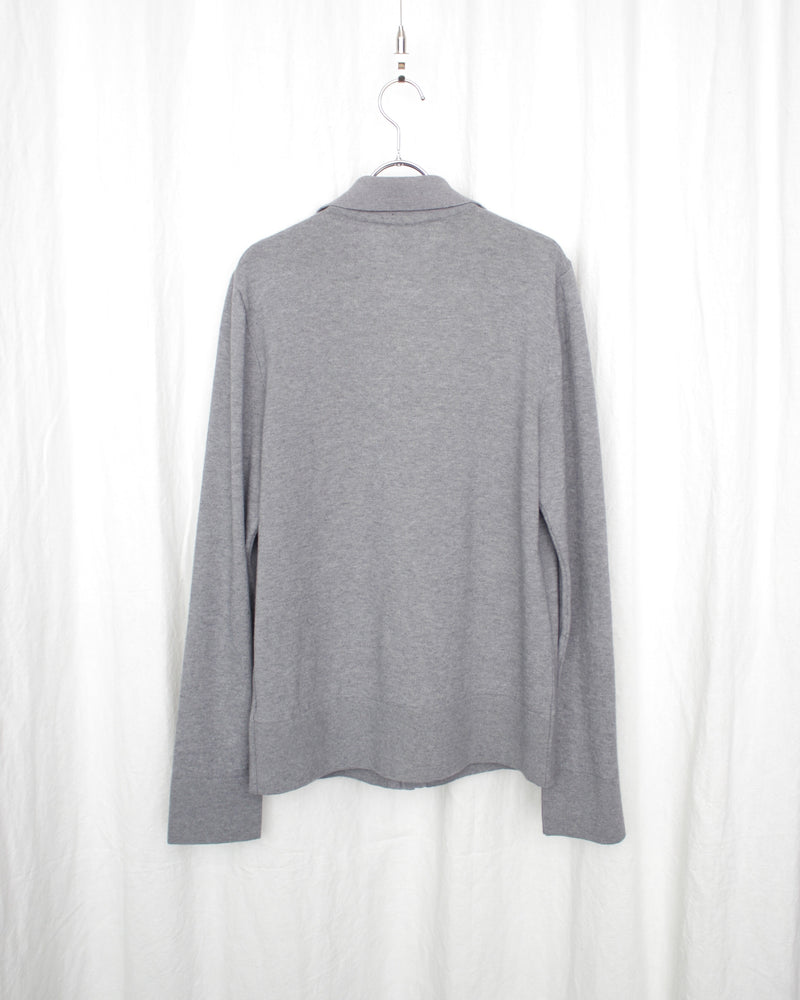 CAMISAS MANOLO / ALLUMINIO KNITTED SHIRT - Top Grey (25023003)