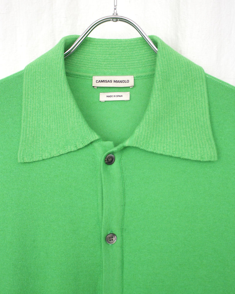 CAMISAS MANOLO / CLASSIC GREEN KNITTED SHIRT - Classic Green (25023002)