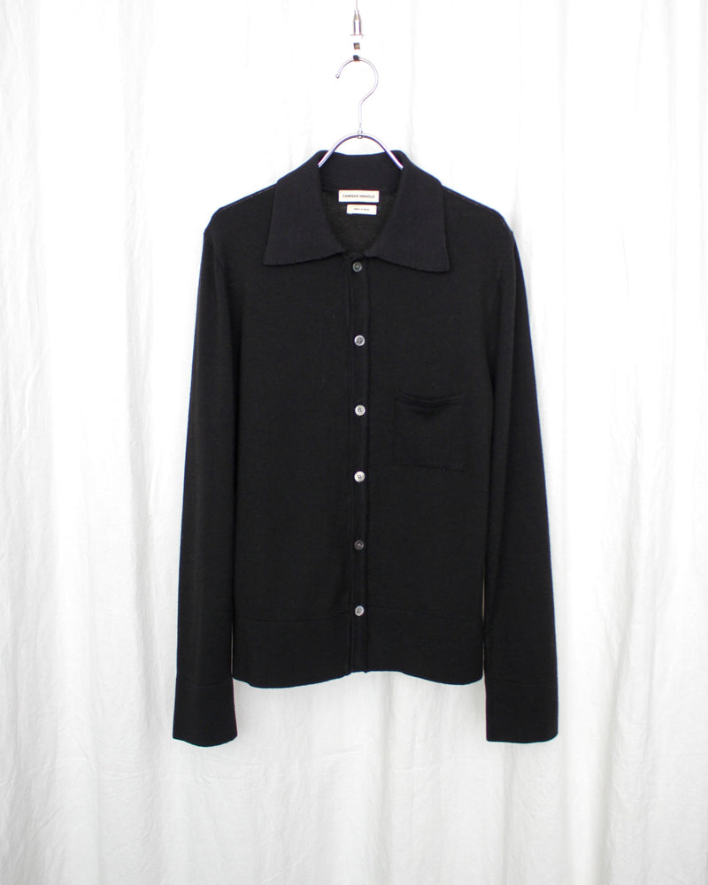 CAMISAS MANOLO / NERO KNITTED SHIRT - Black (25023004)