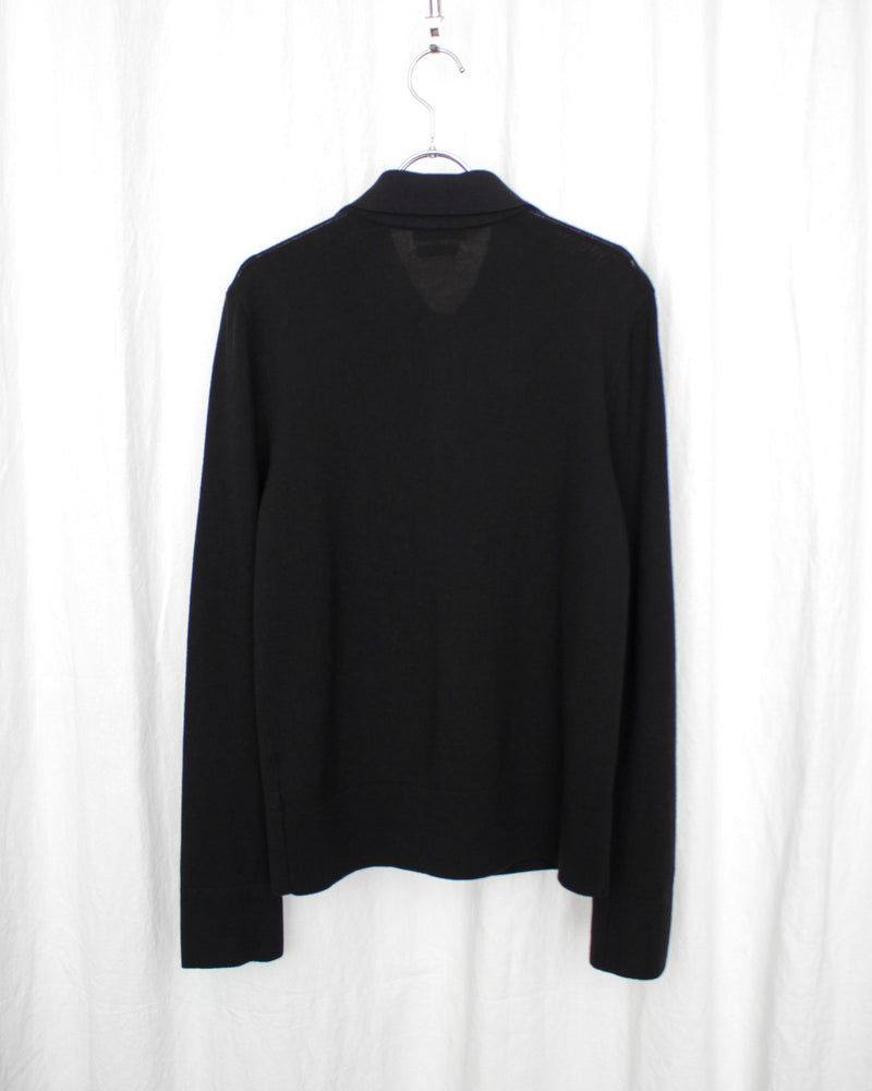 CAMISAS MANOLO / NERO KNITTED SHIRT - Black (25023004)