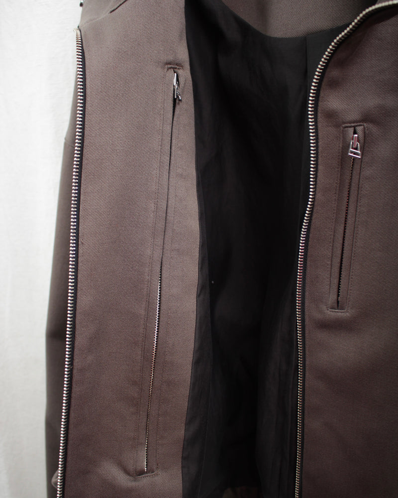 DRAPED TRACKSUIT (BR50-AW24) Brown