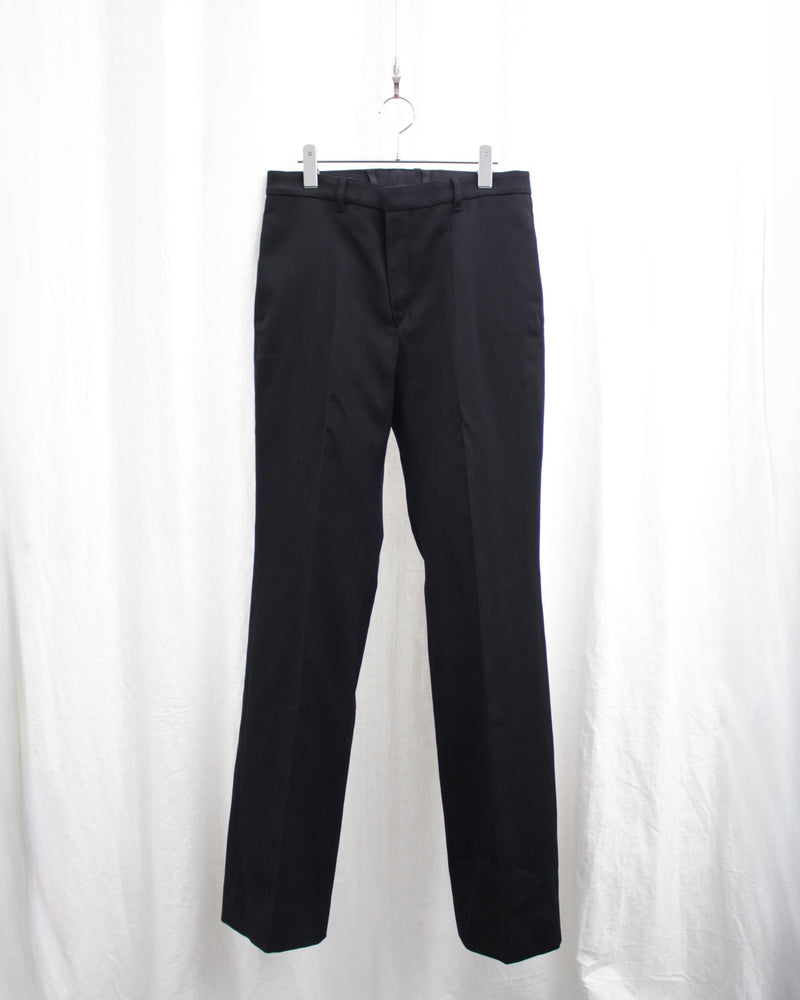 DOUBLE FACE FLAIRE TROUSERS (BR58-AW24) Black (Reversible:Gray)