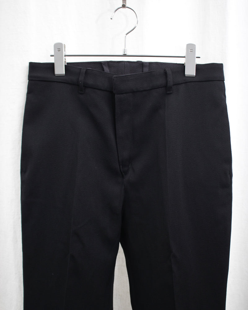 DOUBLE FACE FLAIRE TROUSERS (BR58-AW24) Black (Reversible:Gray)