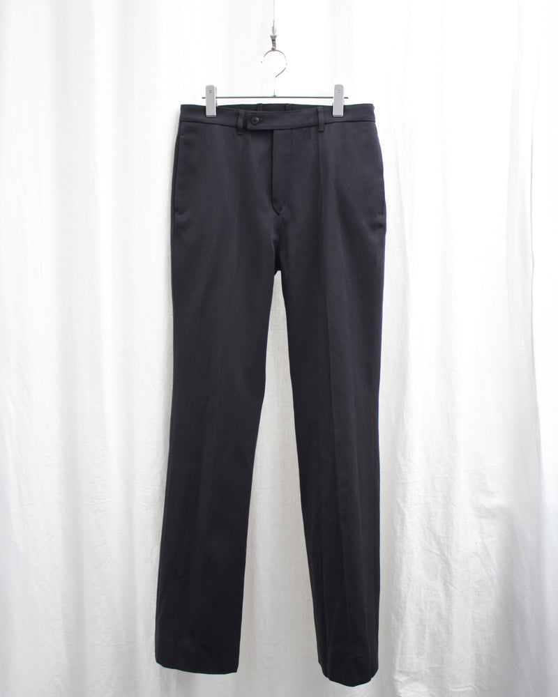 DOUBLE FACE FLAIRE TROUSERS (BR58-AW24) Black (Reversible:Gray)