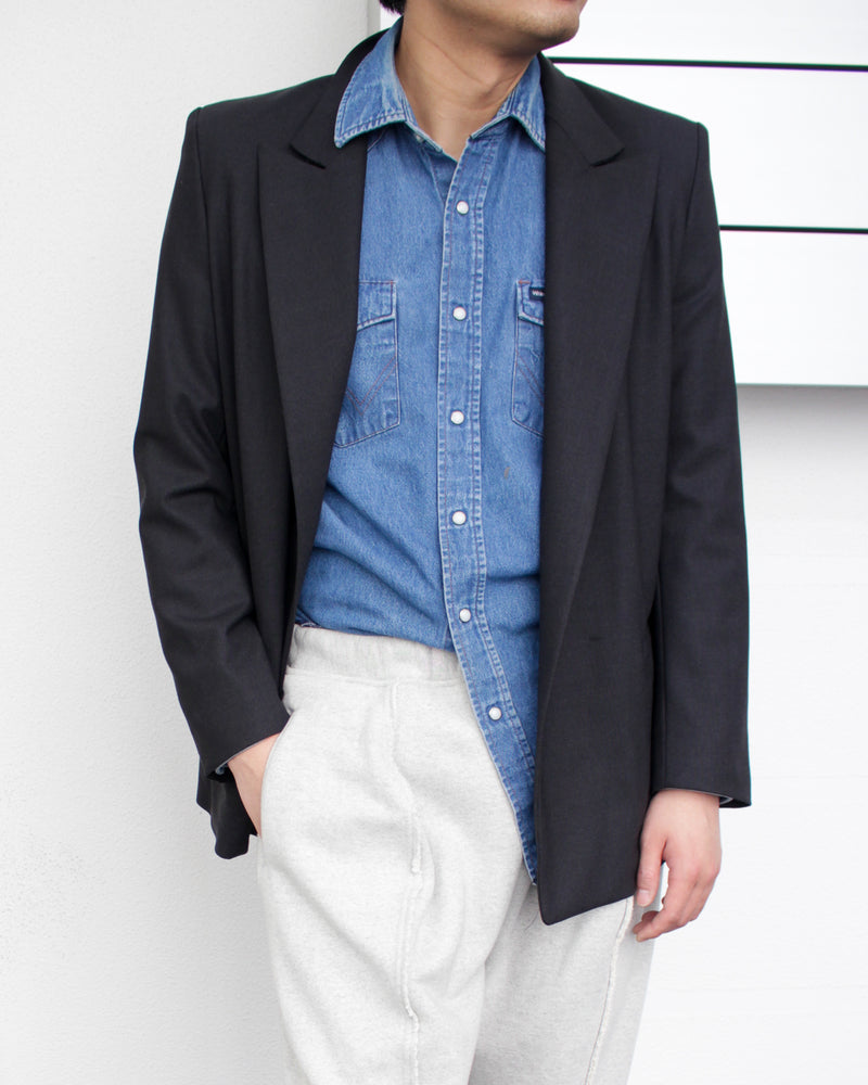 CLASS / CHARCOAL BUTTONLESS JACKET - Charcoal (CCFS04UNI)
