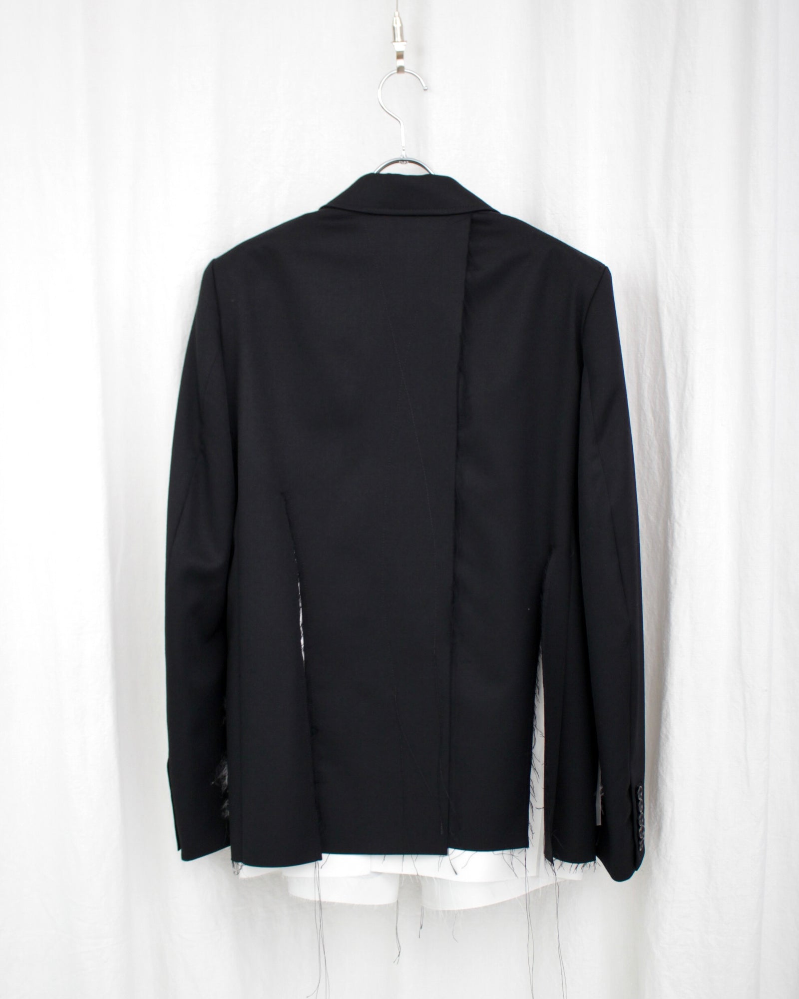 sulvam / CLASSIC SHORT JACKET (MU-J50-100) Black – Mukta / Sal