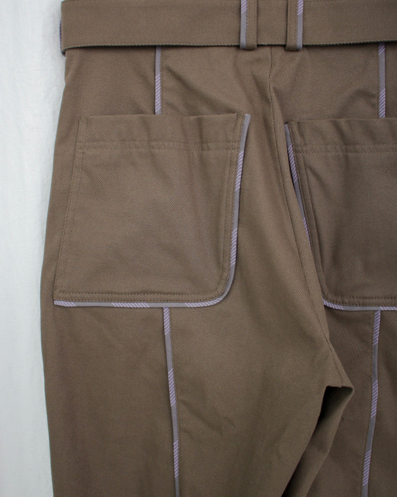 CHALICE TROUSER W BAG (KKAW24T03-15) Brass Green