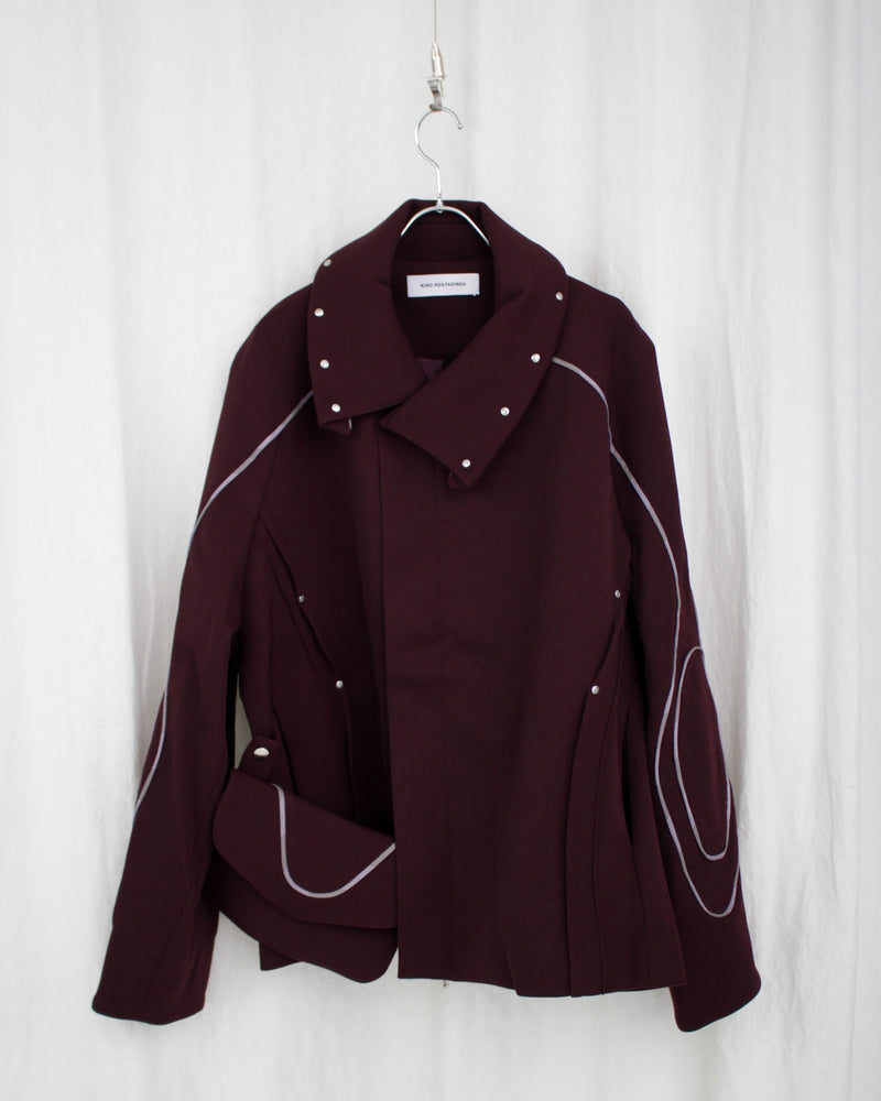 CHALICE JACKET W BAG (KKAW24J05-48) Maroon