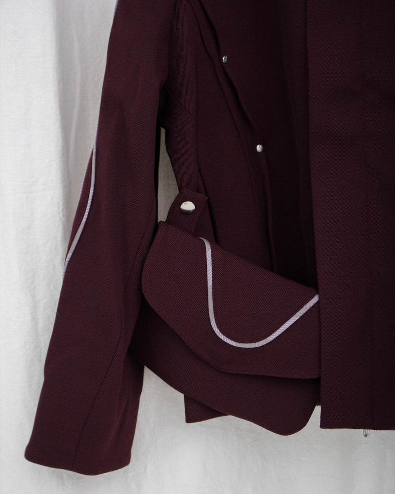 CHALICE JACKET W BAG (KKAW24J05-48) Maroon