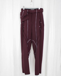 CHALICE TROUSER W BAG (KKAW24T03-13) Maroon