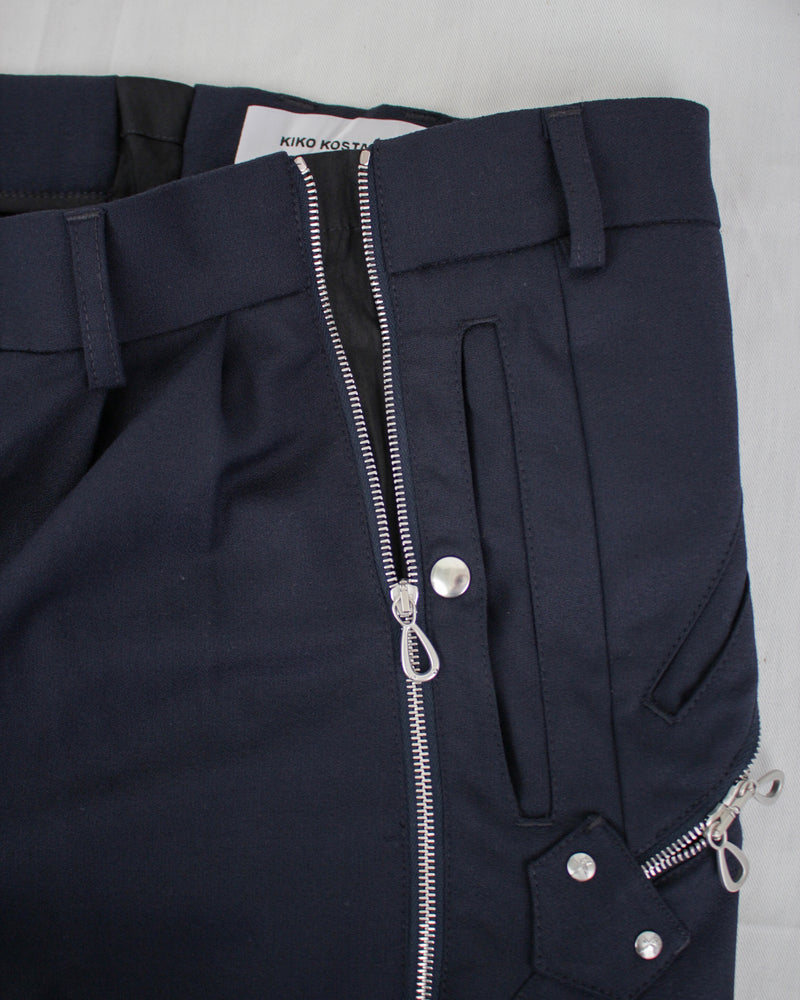 KNOX TROUSER W ZIP (KKAW24T05-23) Dark Navy