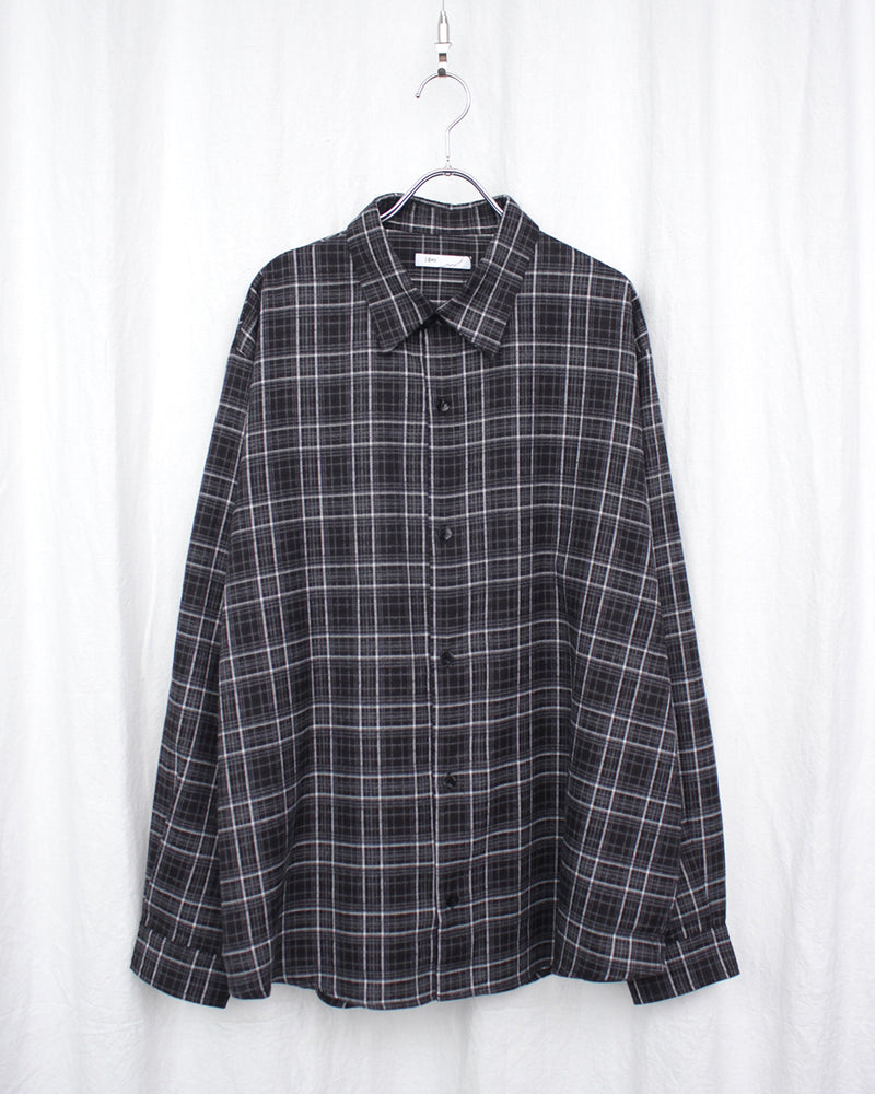 I SHII / CLUBMAN FLANNEL SHIRT - Check (i SHII-08)