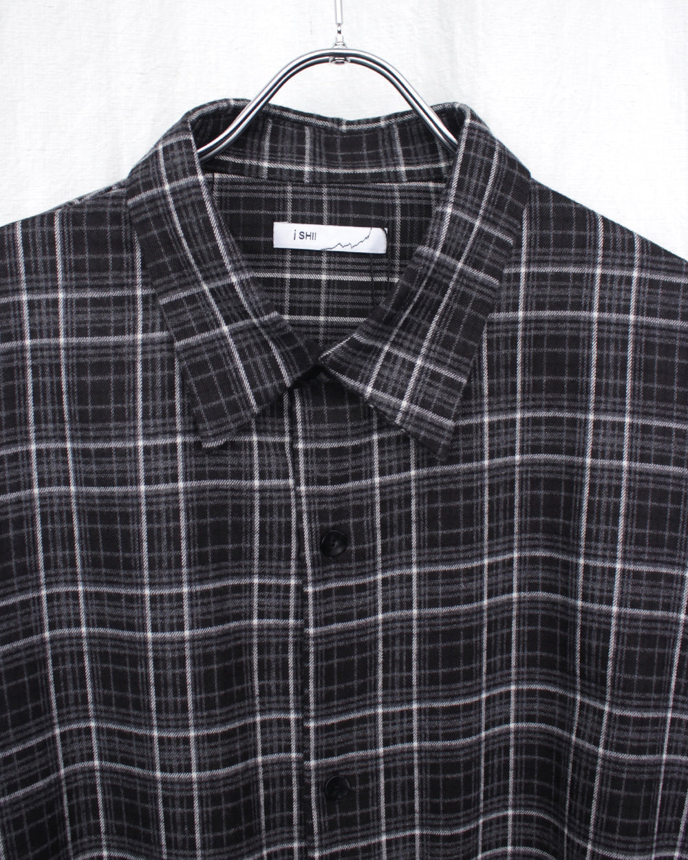I SHII / CLUBMAN FLANNNEL SHIRT 2 (I SHII-08) Check – Mukta / Sal