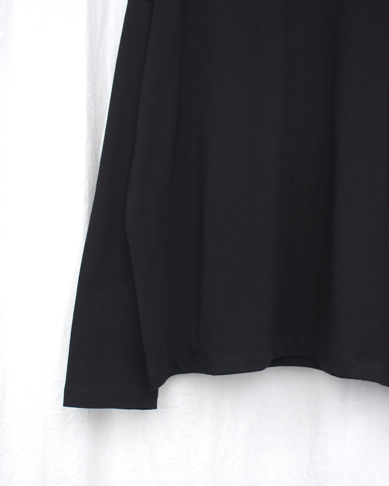 I SHII / LARGE FIT TEE LONG - Black (i SHII-04)