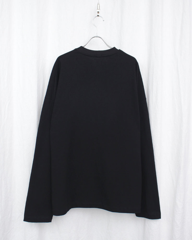 I SHII / LARGE FIT TEE LONG - Black (i SHII-04)