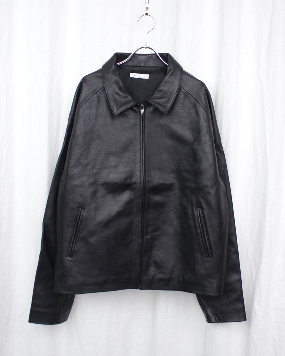 I SHII / CLUBMAN LEATHER JACKET (I SHII-09) Black – Mukta / Sal