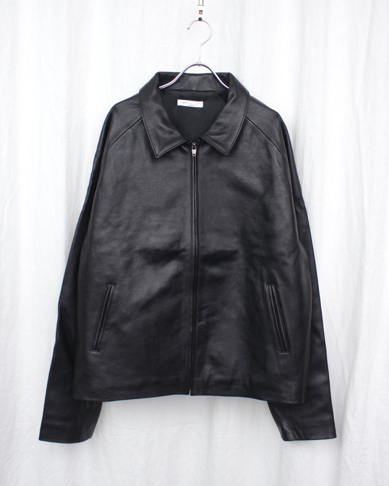 I SHII / CLUBMAN LEATHER JACKET - Black (i SHII-09)