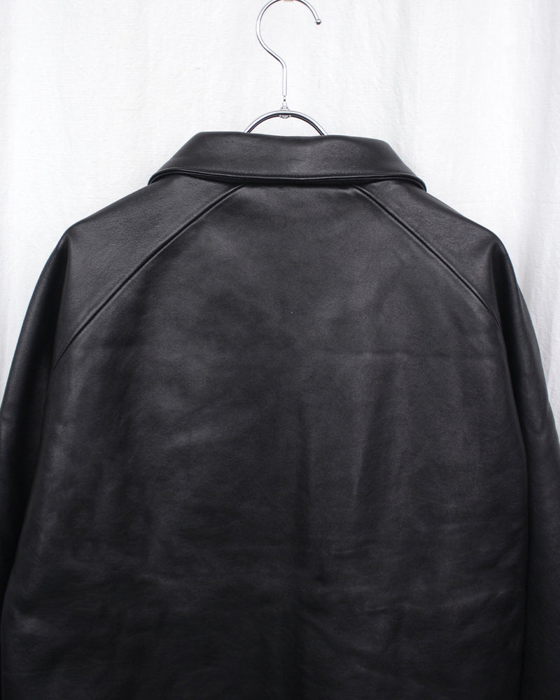 I SHII / CLUBMAN LEATHER JACKET - Black (i SHII-09)