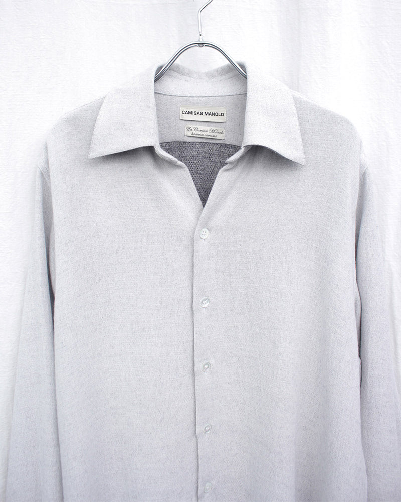 CAMISAS MANOLO / NORMAL SHIRT (26010601) White/Black – Mukta / Sal