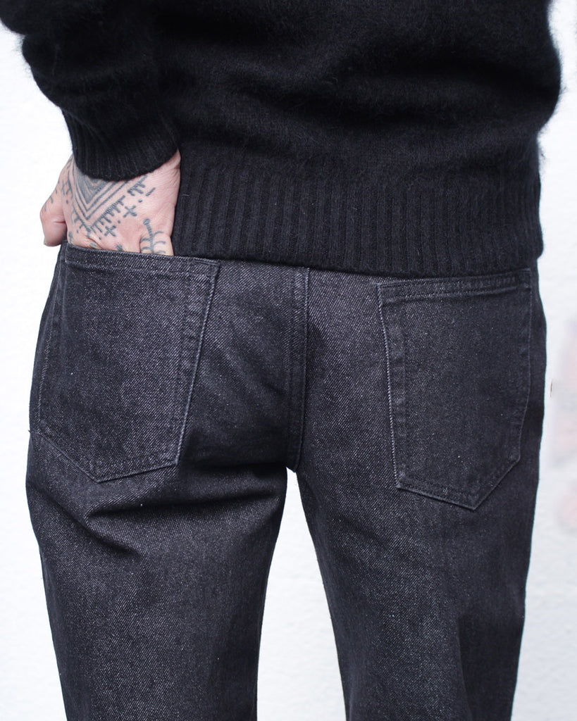 パンツ MONMON HOUSE / GRAPHITE DENIM - Graphite MONMON HOUSE / GRAPHITE DENIM - Graphite (MMH02) – Mukta / Sal