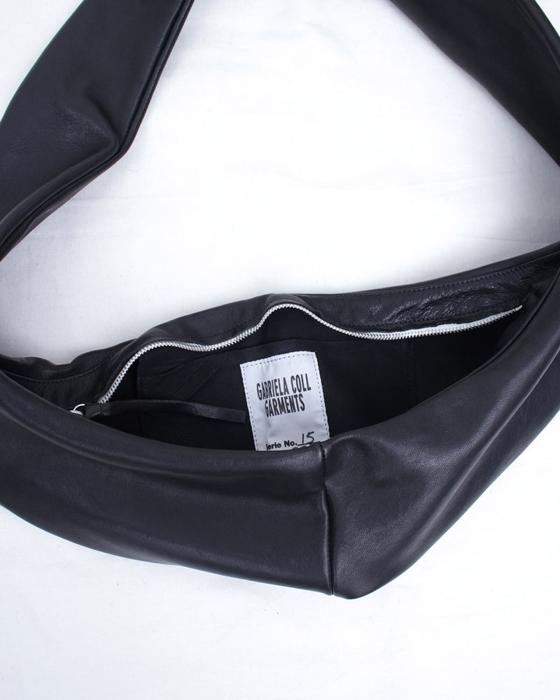 GABRIELA COLL GARMENTS / NO.297 LEATHER SMALL CROSSED BAG (S15-297